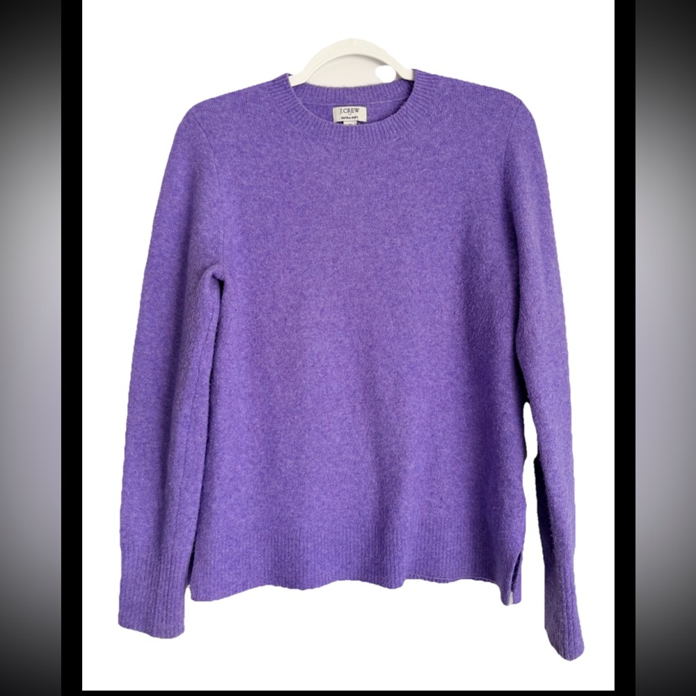 J.CREW Women’s Lilac Crewneck Pullover Sweater Sz S
